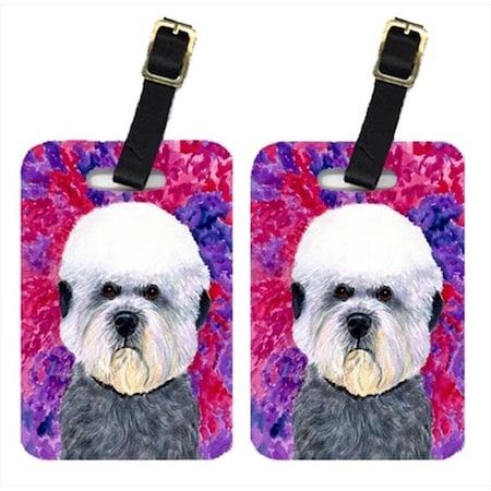 Carolines Treasures Carolines Treasures SS8656BT Dandie Dinmont Terrier Luggage Tag - Pair 2; 4 x 2.75 In. SS8656BT